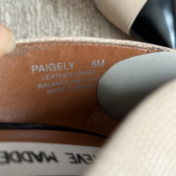 Steve Madden Paigely Nude Cap Toe D’Orsay Pointed Toe Pump size 8 - Picture 12 of 13